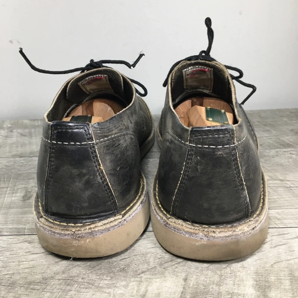 Red Wing Heritage Weekender Shoes 3301 Mens Oxfords Black Leather Size 10.5 D - Picture 6 of 9